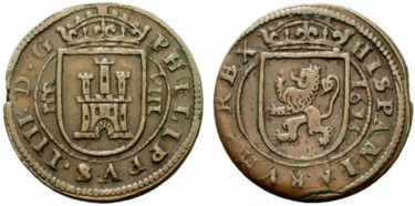 8 Maravedis 1623 Segovia.jpg